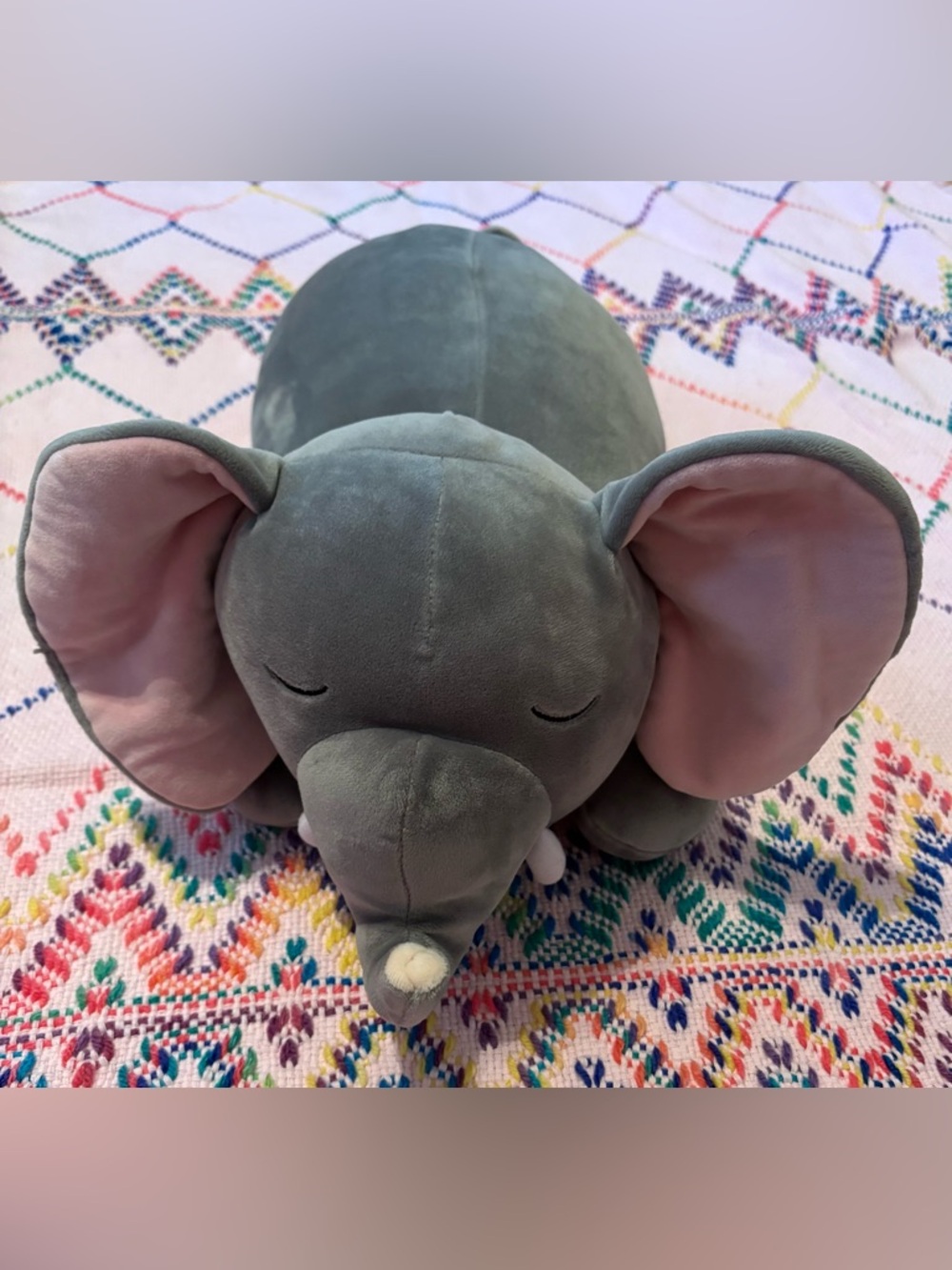 Snoozimals Eli the Elephant 20-inch Plush Stuffed Animal Toy
